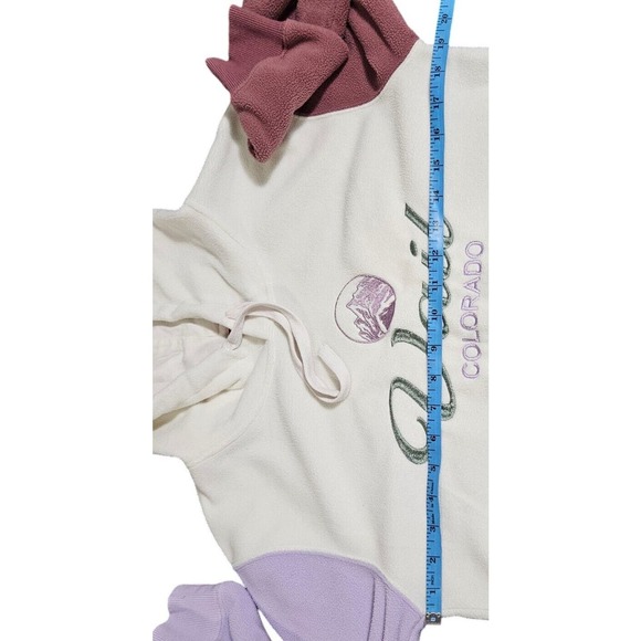 Vail Colorado Hoodie Multicolor Women's Small Colorblock - Picture 8 of 10